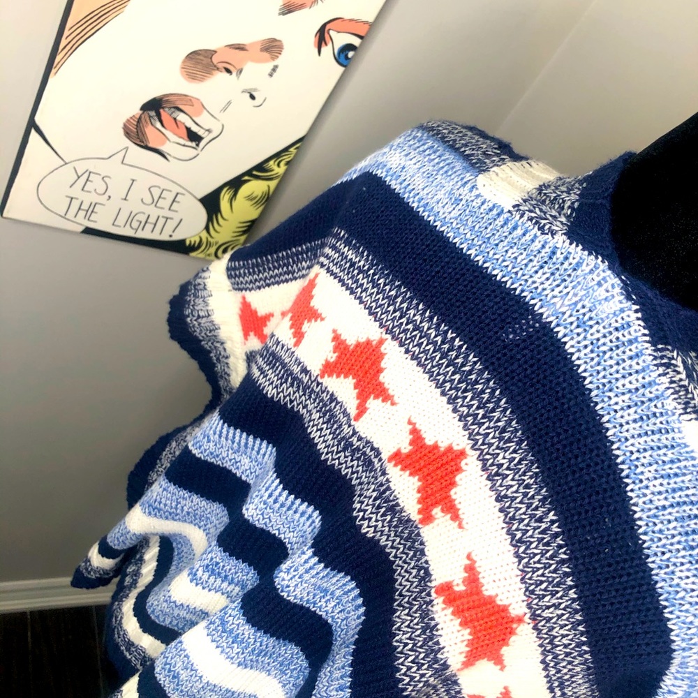Poof Girl cardigan.